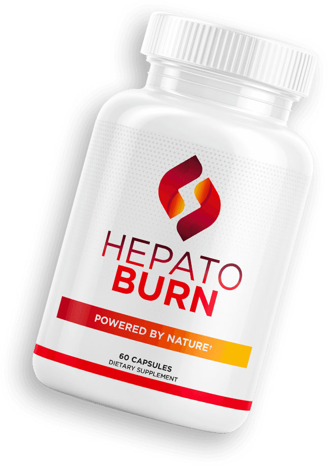 Frasco del suplemento HepatoBurn fórmula oficial - soporte hepático