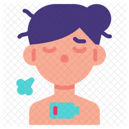 Icon illustrating Choline supporting cellular energy against liver-related fatigue