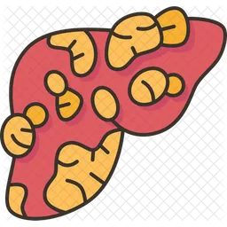 Icon illustrating Choline's role in addressing fatty liver concerns